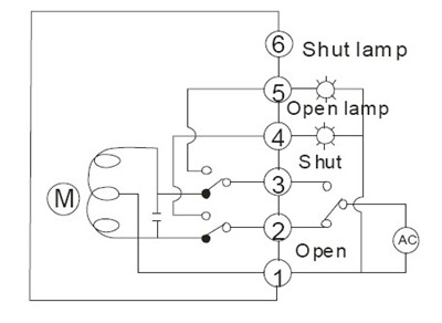 帶有源燈指示開關(guān)型電動(dòng)蝶閥接線圖、電動(dòng)球閥接線圖