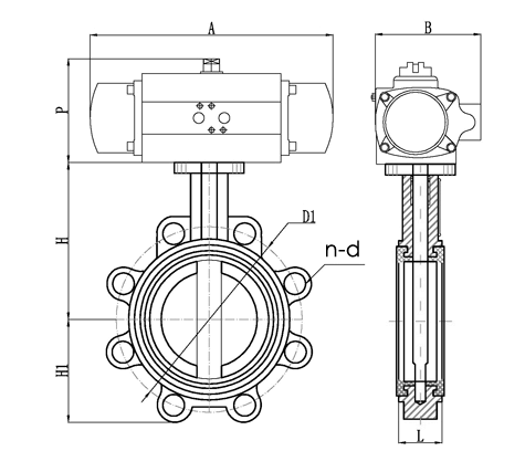 防爆氣動(dòng)閥結(jié)構(gòu)圖